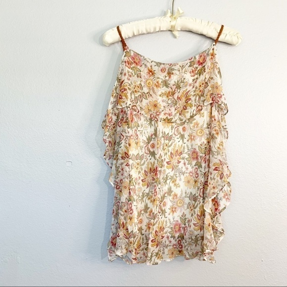 BAILEY 44 TALK TO ME Floral Print Silk Blouse - Picture 4 of 8